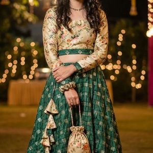 Floral Lehenga Choli Set