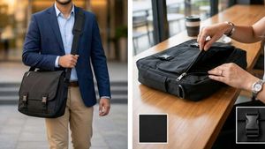 Black Multifunctional  Bag