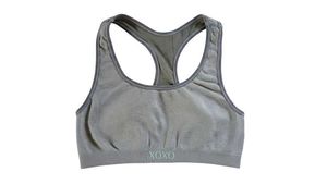 Grey Racerback Sports Bra