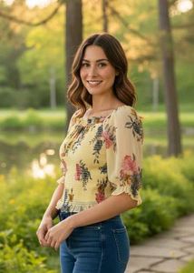 Spring Summer Floral Brandnew Top