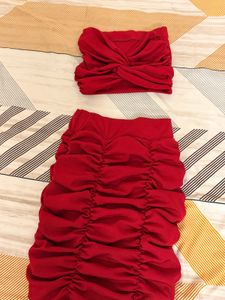 Red party Co-ord set