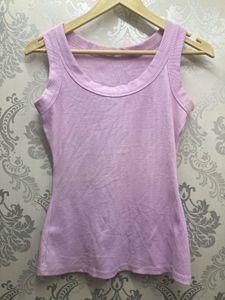 Lilac Ribbed Tank Top