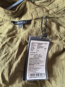 Chemistry Olive Green Shirt Maxi Dress