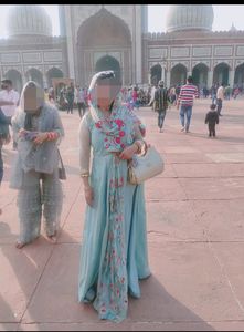 Gown With Dupatta Partywear