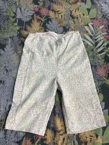 Retro Floral Print Culottes