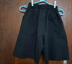 Black Cargo Shorts