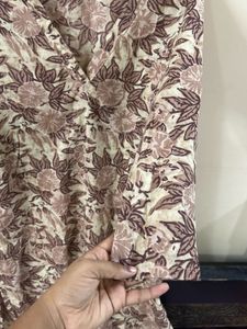 Beautiful Floral Print Kurta