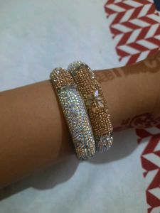 Sparkling Embellished Bangles