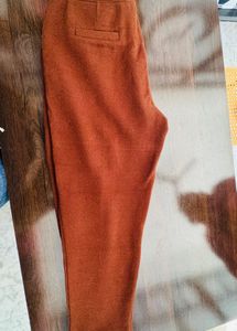 Terra-Cotta Casual Trousers