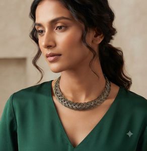 Elegant Braided Necklace