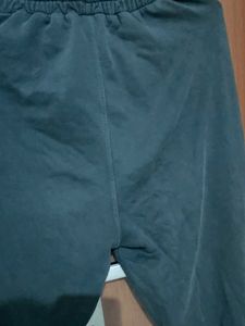 Olive Green Lounge Pants with Snap Detail