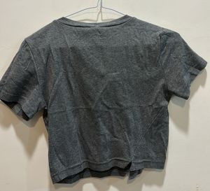 Grey compression top