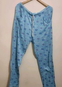 Cyan Color NightSuit For 40 Bust