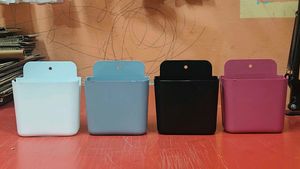 Wall Mounted Storage Bins - Set of 4