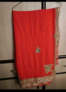 embroidered saree