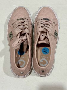 G By GUESS Light Pink Quilted Sneakers