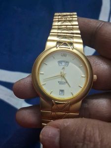 vintage  Gold Tone Westar Quartz Watch not working