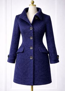 Elegant Blue Coat🦋🖤