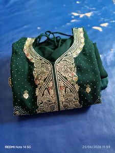 Brand new heavy embroidery kurta plazo dupatta set