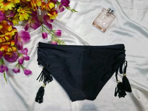 🇳🇿💫🎀Black Tassel Bikini Bottoms