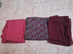 XL 3pcs Crepe Kurti Set