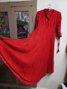 Red Ethnic Kurta