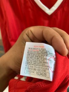 Vintage Nike Red Long Sleeve T-Shirt (T541)
