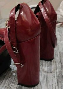 Stylish Burgundy Heels