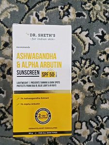 Dr. Sheth's Sunscreen SPF 50