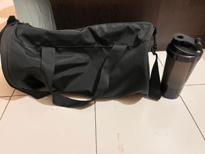 Boldfit Gym Bag with Shaker.