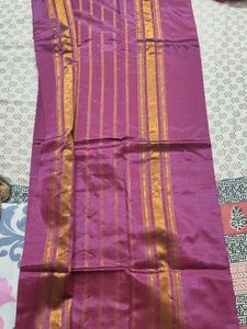 Elegant Purple Silk Saree
