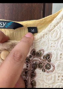Branded Tunic/dress With Embroidery