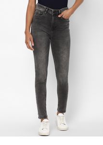 Allen Solly Charcol Grey Skinny Jeans
