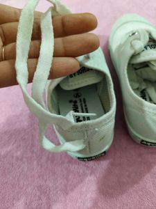 Comfortable White Canvas Sneakers for Kids