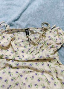 h&amp;m Floral Print Maxi Dress