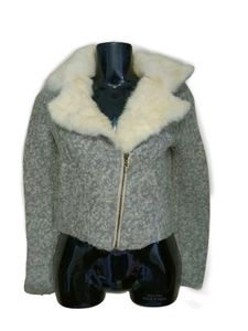 Gorgeous Durr Collar Korean Jacket Small