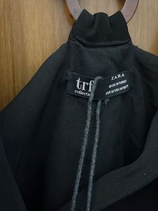 Zara Chic Black Wrap Mini Dress