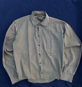 Classic Striped Button-Up Shirt