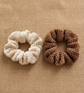 handmade chrochet scrunchie combo