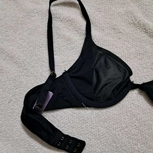 Rihanna SAVAGE × FENTY COLLECTION Black Mesh Bra