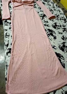 Elegant Pink bodycon dress