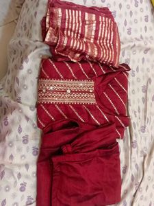 Maroon festive suit