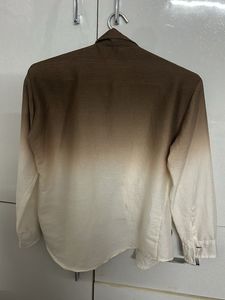 Dip-Dye Button-Up Shirt