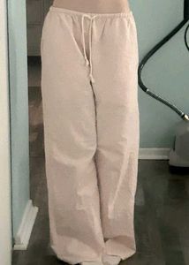Pink Wide Leg Lounge Pants