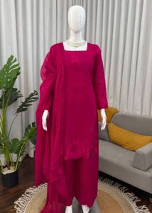 Elegant pink Kurta Set with Palazzo