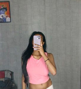Cute Pink Crop Top