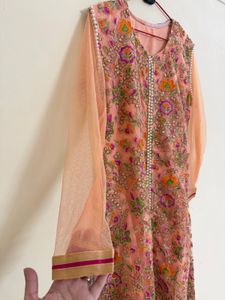 Festive Embroidered Kurta, pants and dupat
