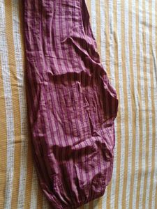 Embroidered Maroon Kurta,pant and dupatta