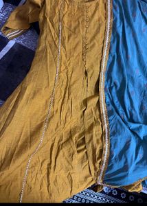 Elegant musturd Kurta Set with Dupatta