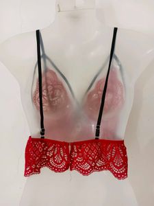 Red Lace Bralette